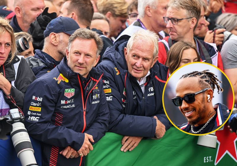 Horner houdt voet bij stuk over contact kamp Hamilton en Red Bull: "Misschien ongemakkelijk voor Lewis"