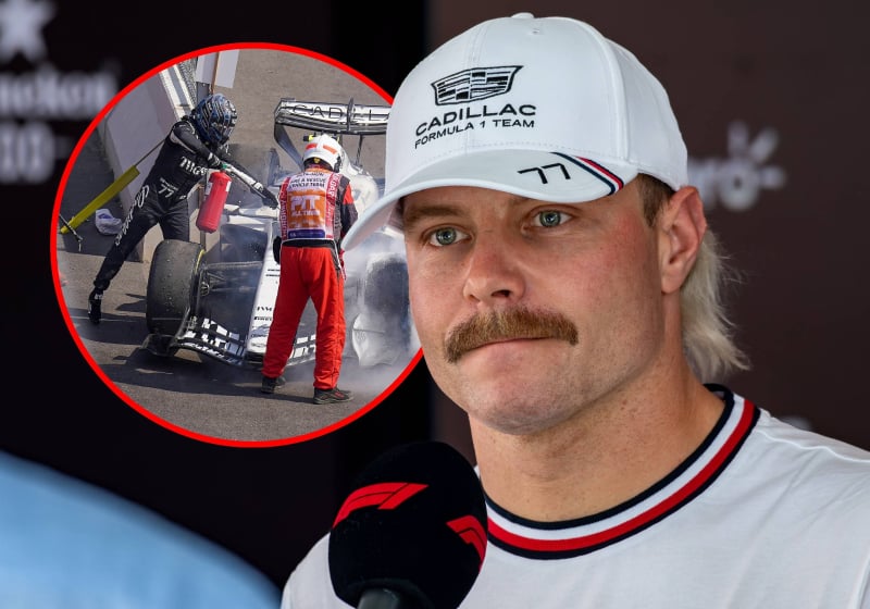 Brandweerman Bottas in actie en blust fikkende Cadillac: 'Er was niemand anders'
