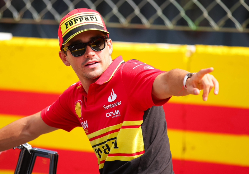 Leclerc meets favourite singer in WHOLESOME moment