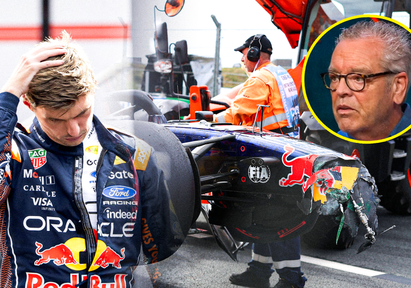 Mol stipt kombocht aan bij crash Verstappen: "Als hem dat op een horizontaal stuk gebeurt..."