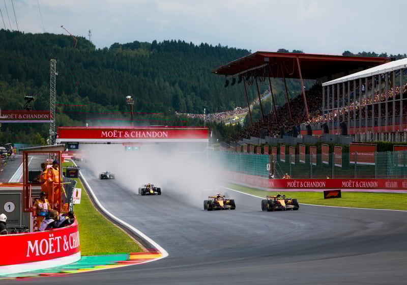 Start, Belgian GP, 2025, Norris, Piastri, generic