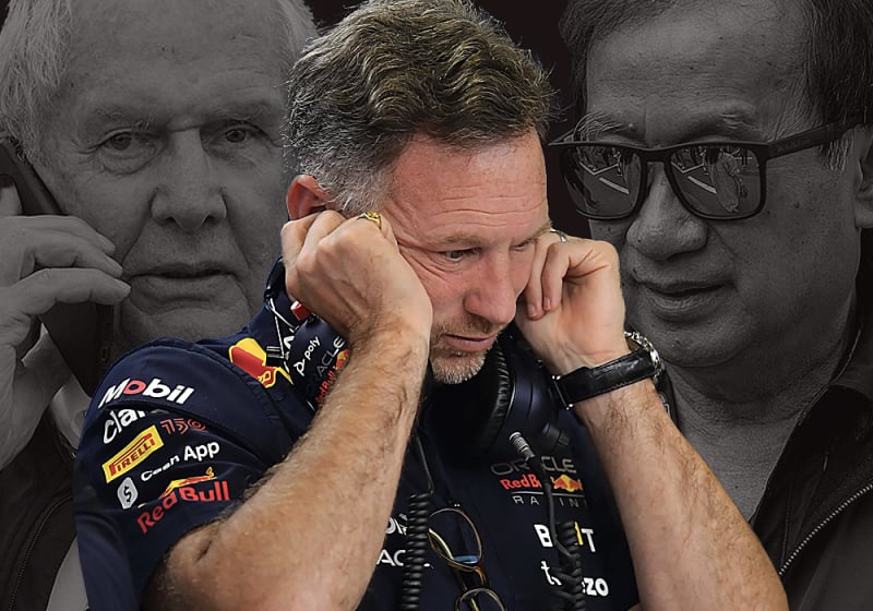 Red Bull, DIVIDIDO por Horner