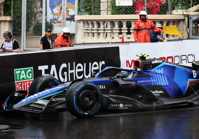 Latifi voelt druk toenemen na crash in Monaco: “Heb daar niets fout gedaan”