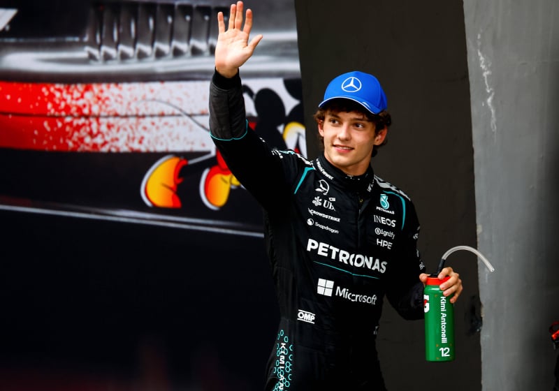 Antonelli zag geen kans tegen Verstappen: 'Dit was het maximale vandaag'