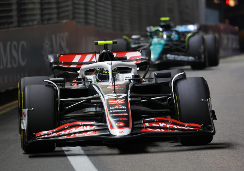 Hülkenberg baalt in Singapore, historische finish binnen handbereik Haas