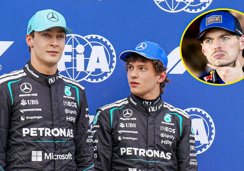 Verstappen dicht Antonelli titelkansen toe: 'Hoop zeker dat Kimi kan meedoen'