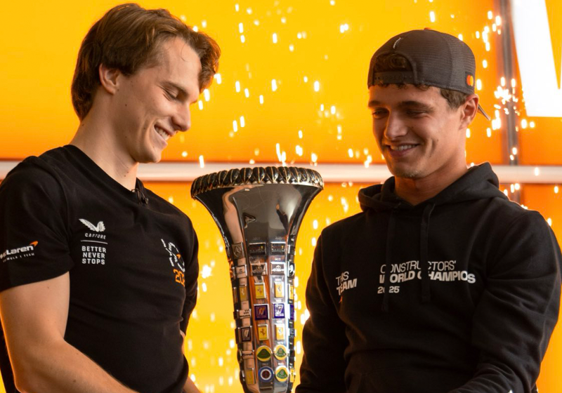 Piastri, Norris, credits X @ McLarenF1