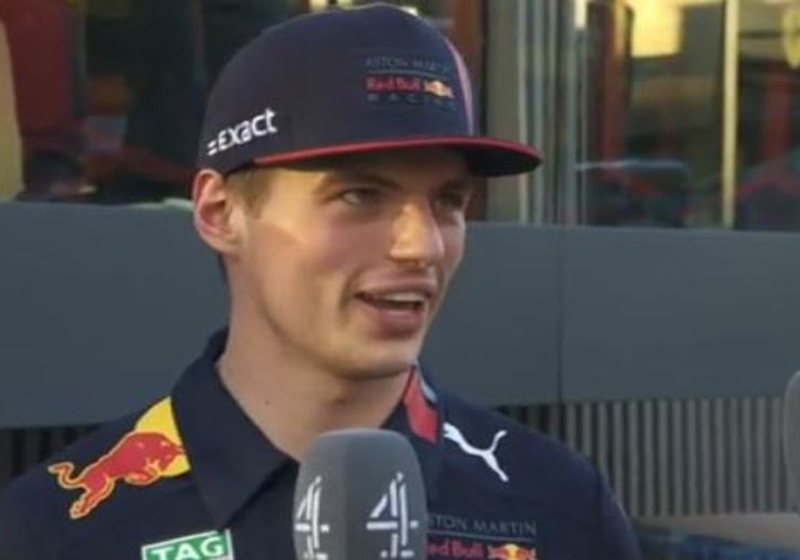 De reactie van Verstappen bij C4 na de beslissing van de FIA