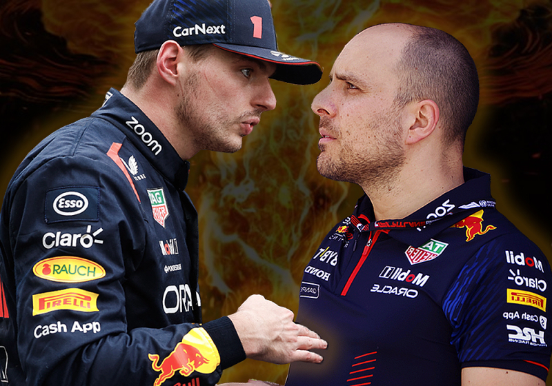 Verstappen in verhitte discussie met engineer: "I don't give a f*ck, mate!"