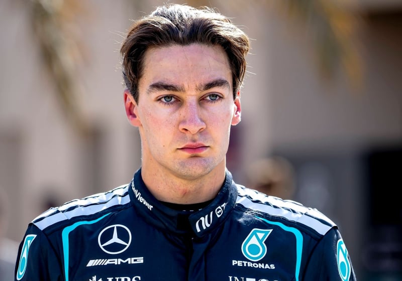 George Russell, Mercedes, Bahrain, 2026