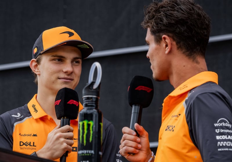 Oscar Piastri, Lando Norris, McLaren, Austria, 2025