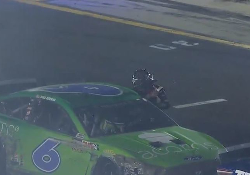 VIDEO: NASCAR drivers brawl in pit-lane!