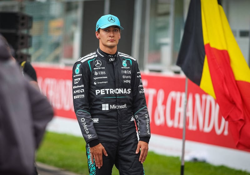 George Russell down but not out as Mercedes star issues F1 war cry