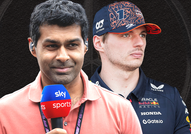 Karun Chandhok and Max Verstappen