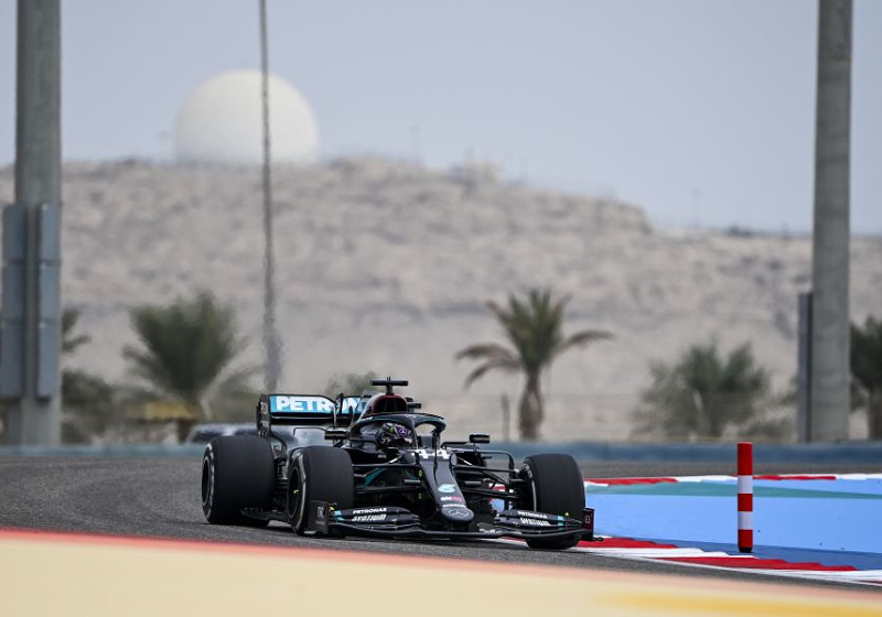 Hamilton in a class of his own in Bahrain GP FP1, spearheads Mercedes one-two
