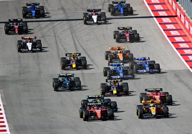 First F1 team of 2024 test new car on track