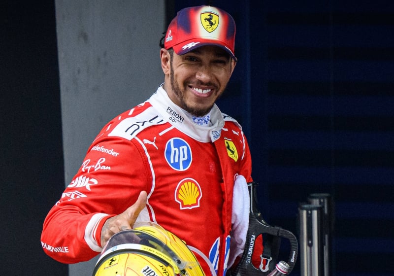 Lewis Hamilton FINALLY broke F1 podium curse, and Ferrari kit is already selling out