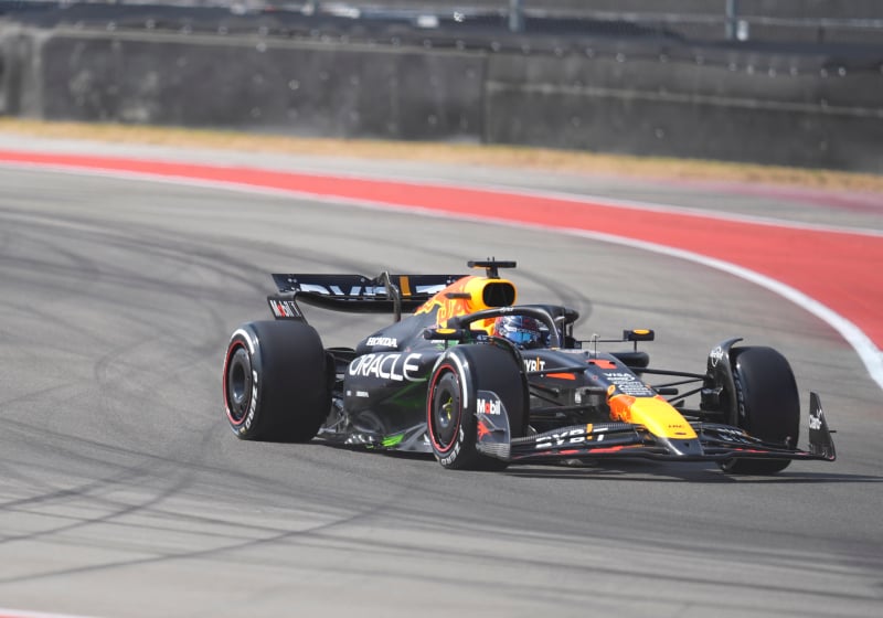 Verstappen at COTA