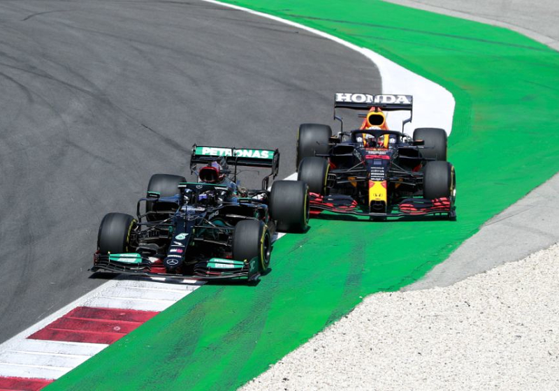 Grand Prix Portugal: Hamilton pakt overwinning, Verstappen tweede