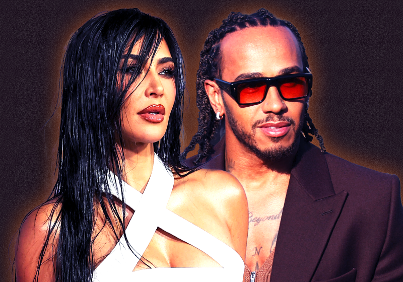 Lewis Hamilton and Kim Kardashian