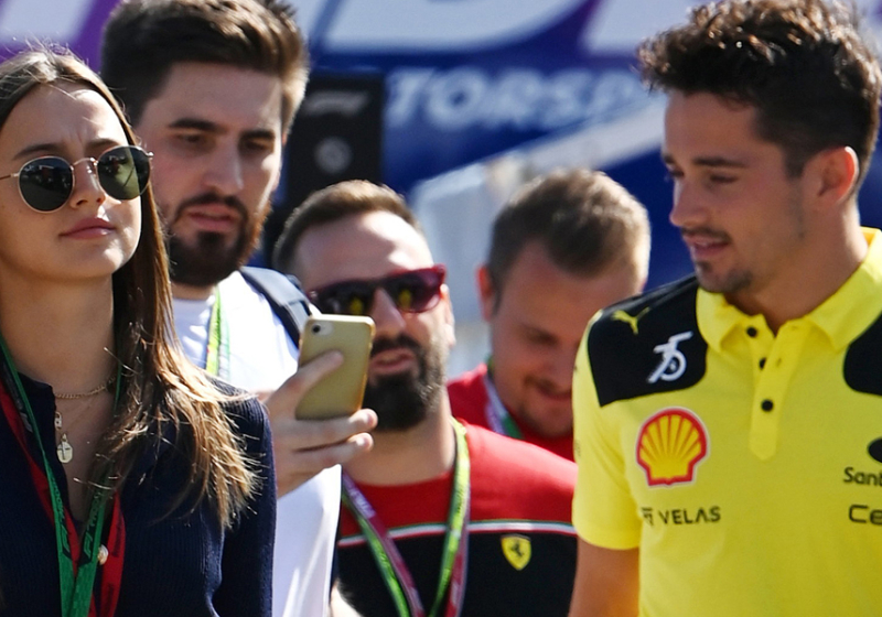 Charles Leclerc anuncia ruptura con su pareja