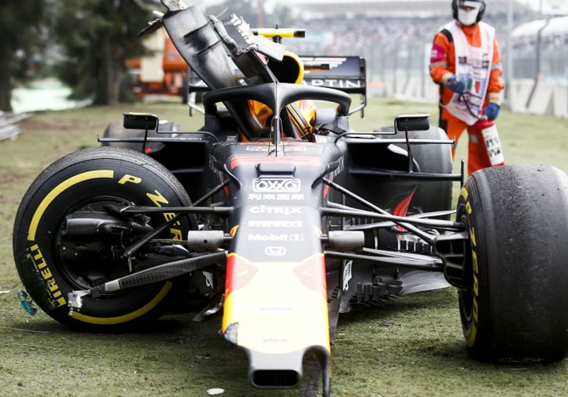 Albon crash forces Red Bull chassis change