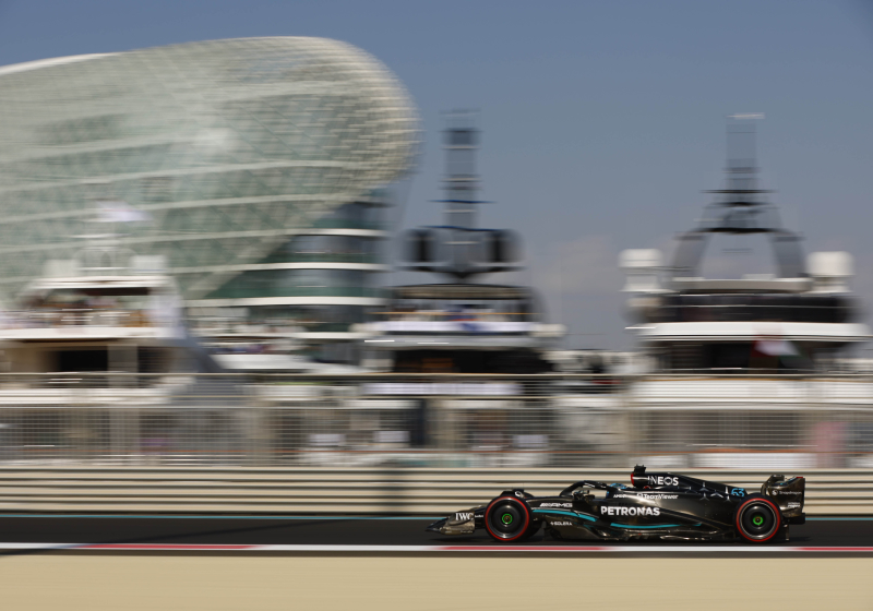 Abu Dhabi F1 Grand Prix 2023 results: Official times and gaps as Mercedes pip Ferrari despite GENIUS Leclerc call