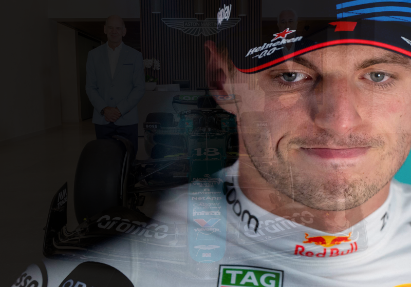 verstappen, newey, thumb