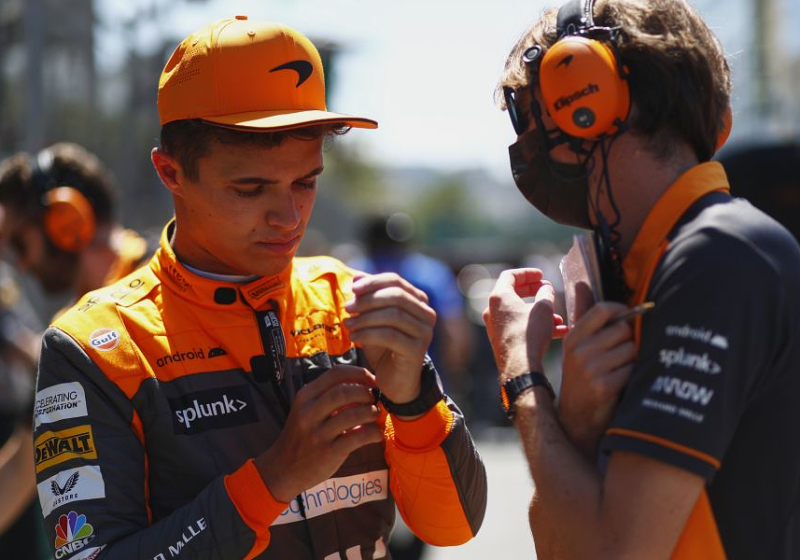 Lando Norris, visto en Mónaco con la pareja de Joao Felix