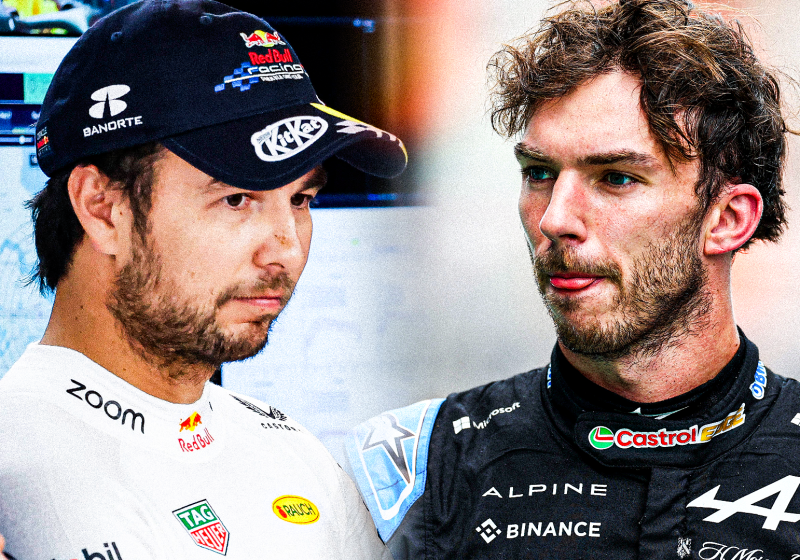 Gasly ziet Pérez kwakkelen: "Of het nu aan hem of het team ligt, weet ik niet"