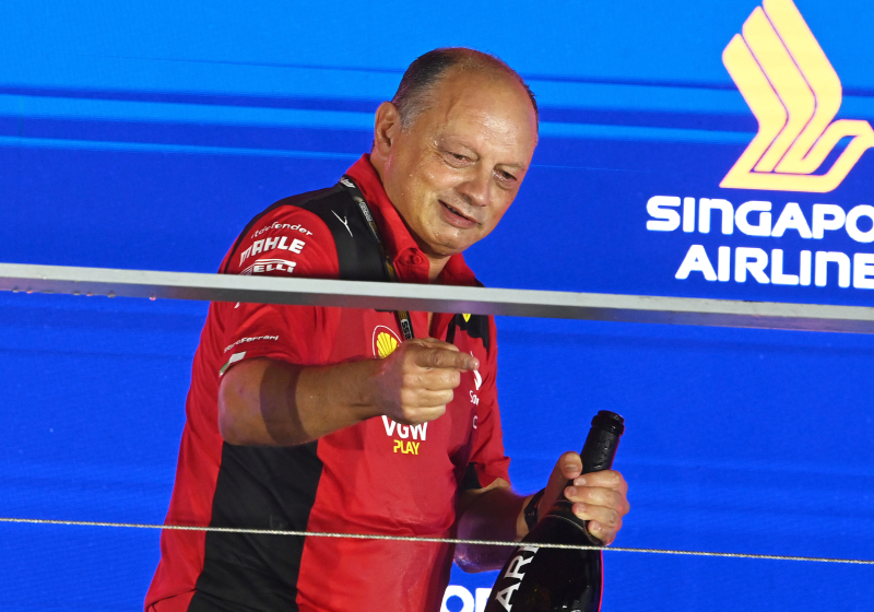 Ferrari: "Decidimos dividir los autos para recopilar muchos datos para mañana, para la estrategia de carrera"