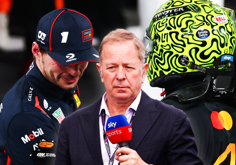 Brundle, Verstappen, Norris, socials