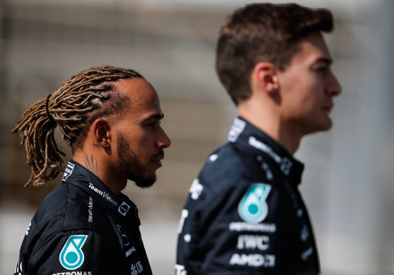 Hamilton praises Russell's Mercedes integration as "seamless"