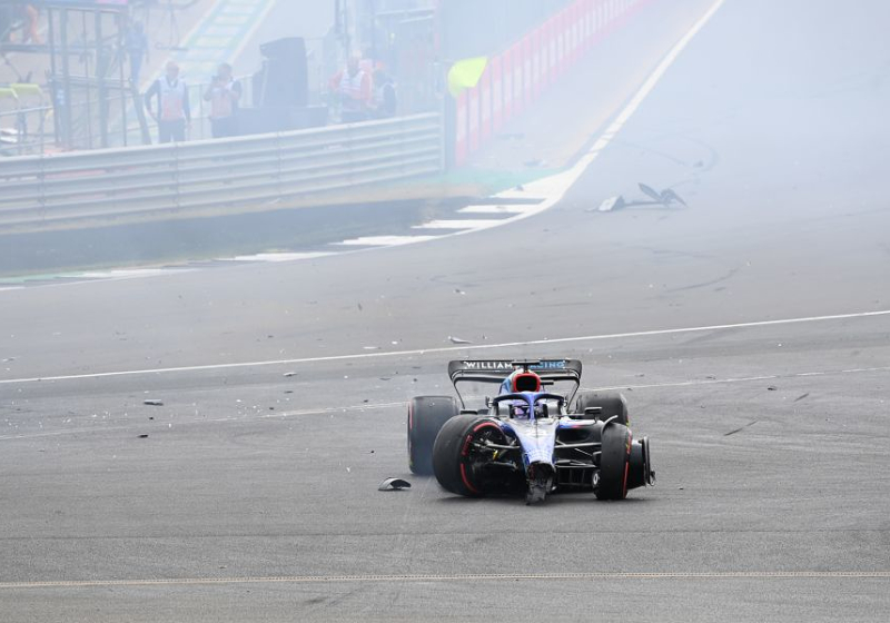Albon verklaart dat hij zich als een flipperkast voelde tijdens zijn crash in Silverstone