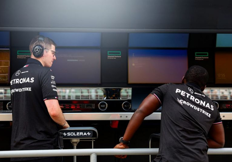 El DESASTRE de Mercedes por la caída de internet a nivel mundial