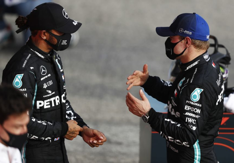 Bottas weigert 'Rosberg-methode' toe te passen op Lewis Hamilton