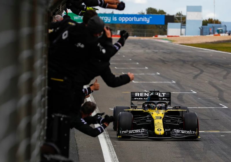 Fernando Alonso wilde Daniel Ricciardo niet te vroeg feliciteren met zijn podium