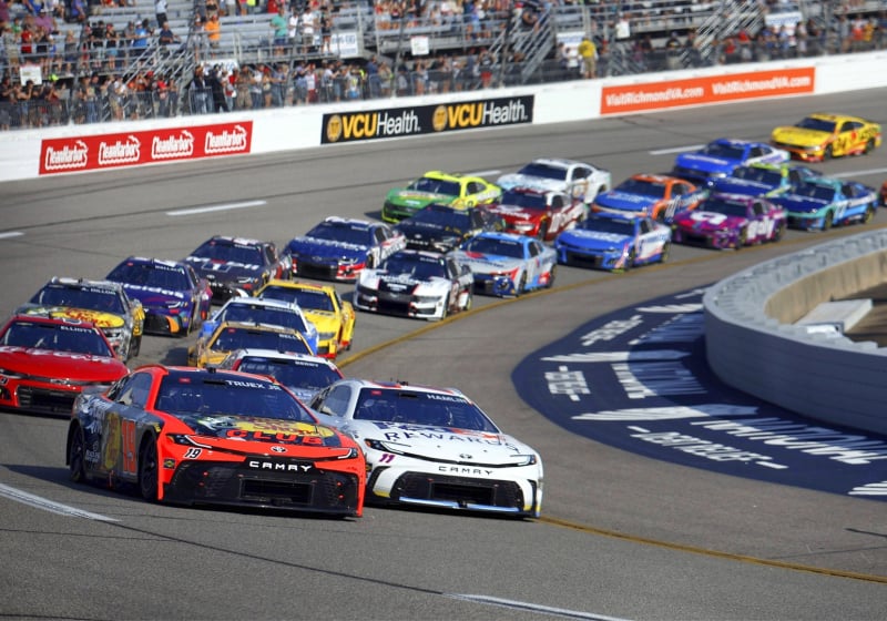 A generic image of a NASCAR Cup Series race at Richmond Raceway in 2024