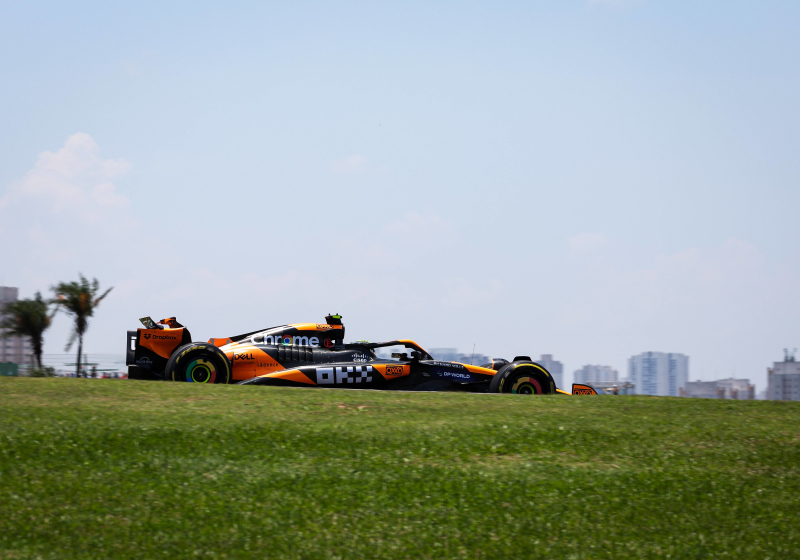 Dit is de voorlopige startopstelling voor de sprintrace in Brazilië