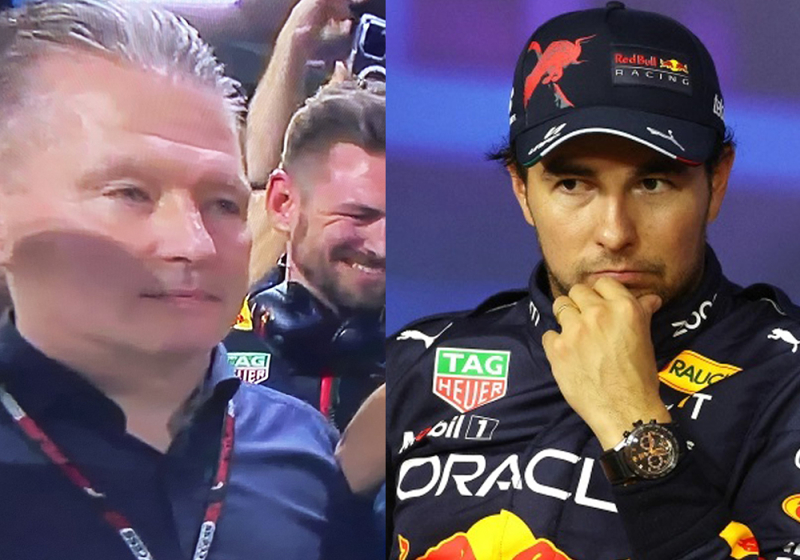 Checo aclara su relación con Jos Verstappen: "Nos dimos la mano"