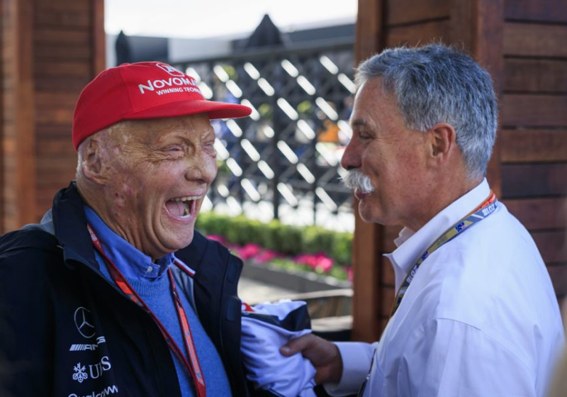 Chase Carey over Lauda: "De Formule 1 verliest een held"