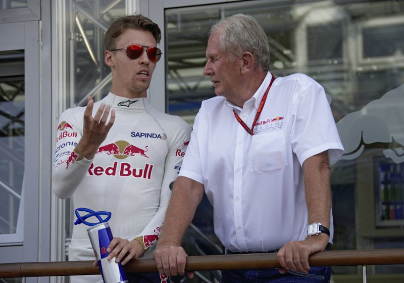 Kvyat over dreigende Marko: "Ik herinner me die telefoontjes heel goed"