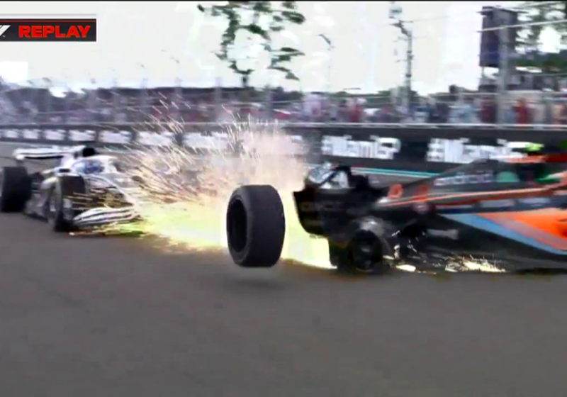 GP de Miami: Choca Lando Norris con Gasly