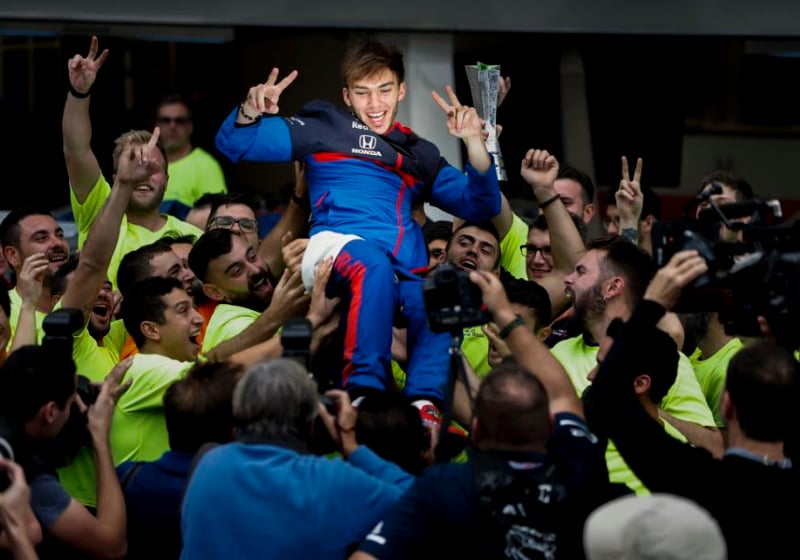 Gasly's boordradio was bedankje: "Die schreeuw was voor hen"