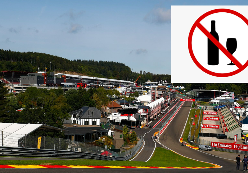 Spa-Francorchamps verbiedt meenemen eigen alcoholische drank naar het circuit