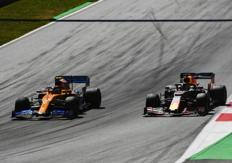 Norris duelleert met Verstappen: "Hij had moeite mij voorbij te gaan"