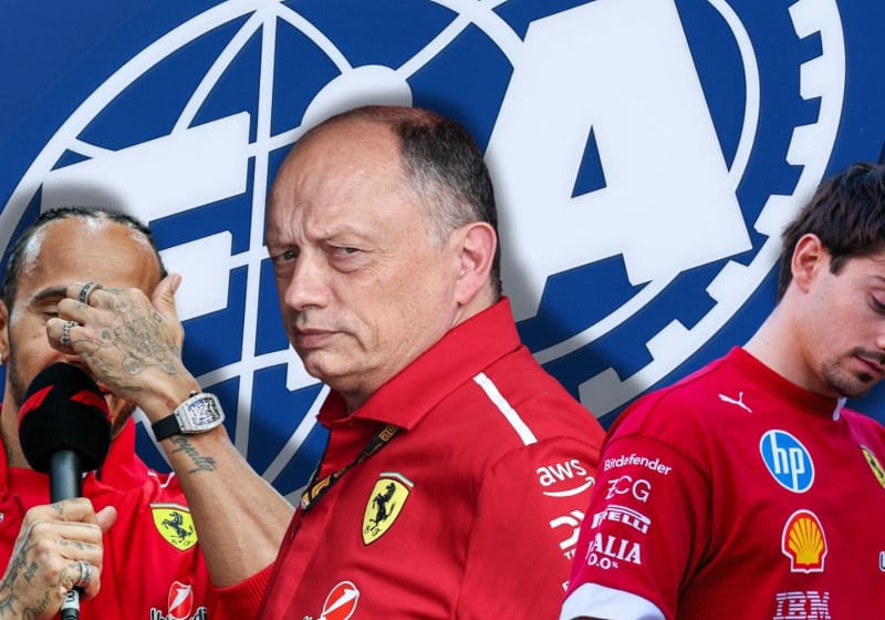 lewis hamilton, fred vasseur, charles leclerc, ferrari, fia, edit
