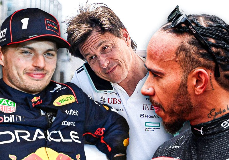 Verstappen, Hamilton, Wolff, socials