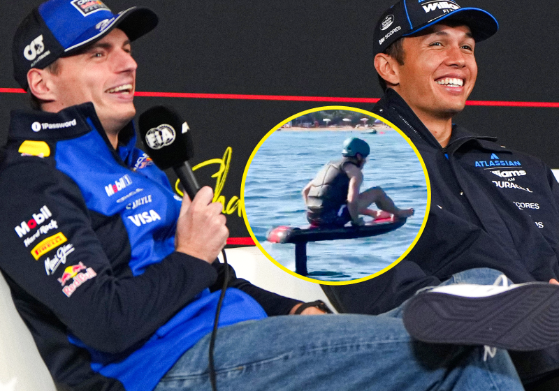 Albon kwam 'boeddha' Verstappen tijdens zomerstop tegen: "Ik dacht: 'Wie is die gast?'"