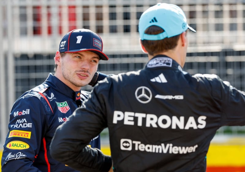 Max Verstappen, George Russell, Red Bull, Mercedes, Montreal, 2025